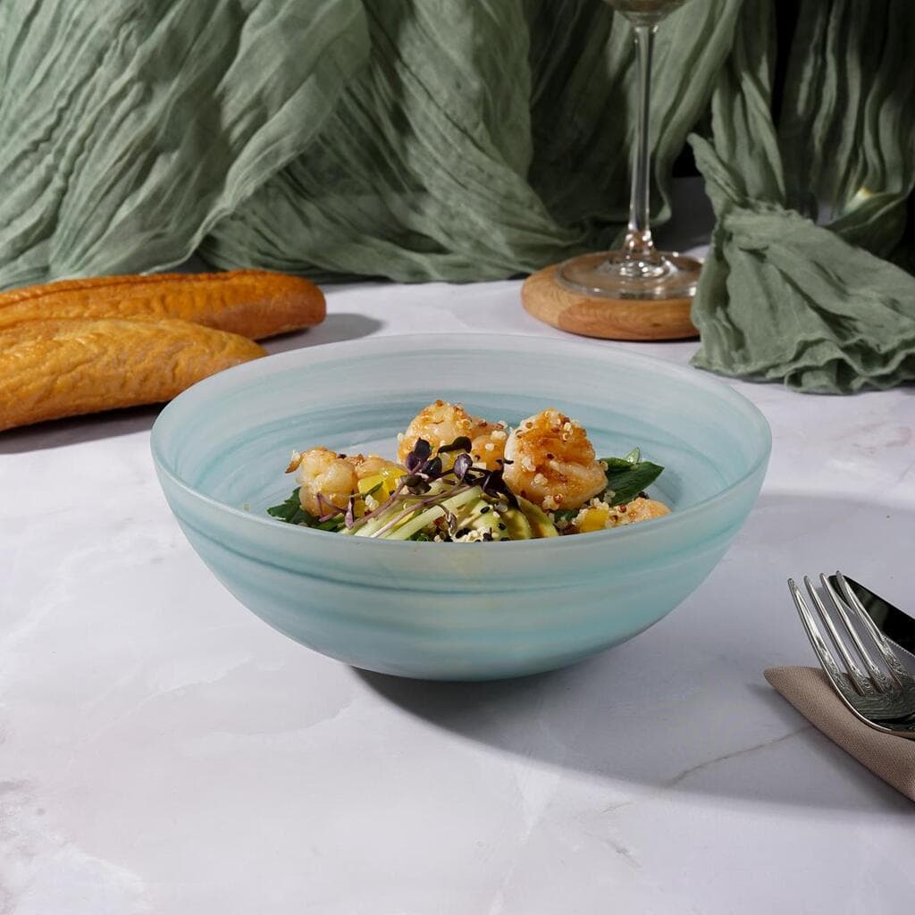 Салатник  700 мл d 18 см h7 см Green Sky матовое стекло P.L. Proff Cuisine [6]