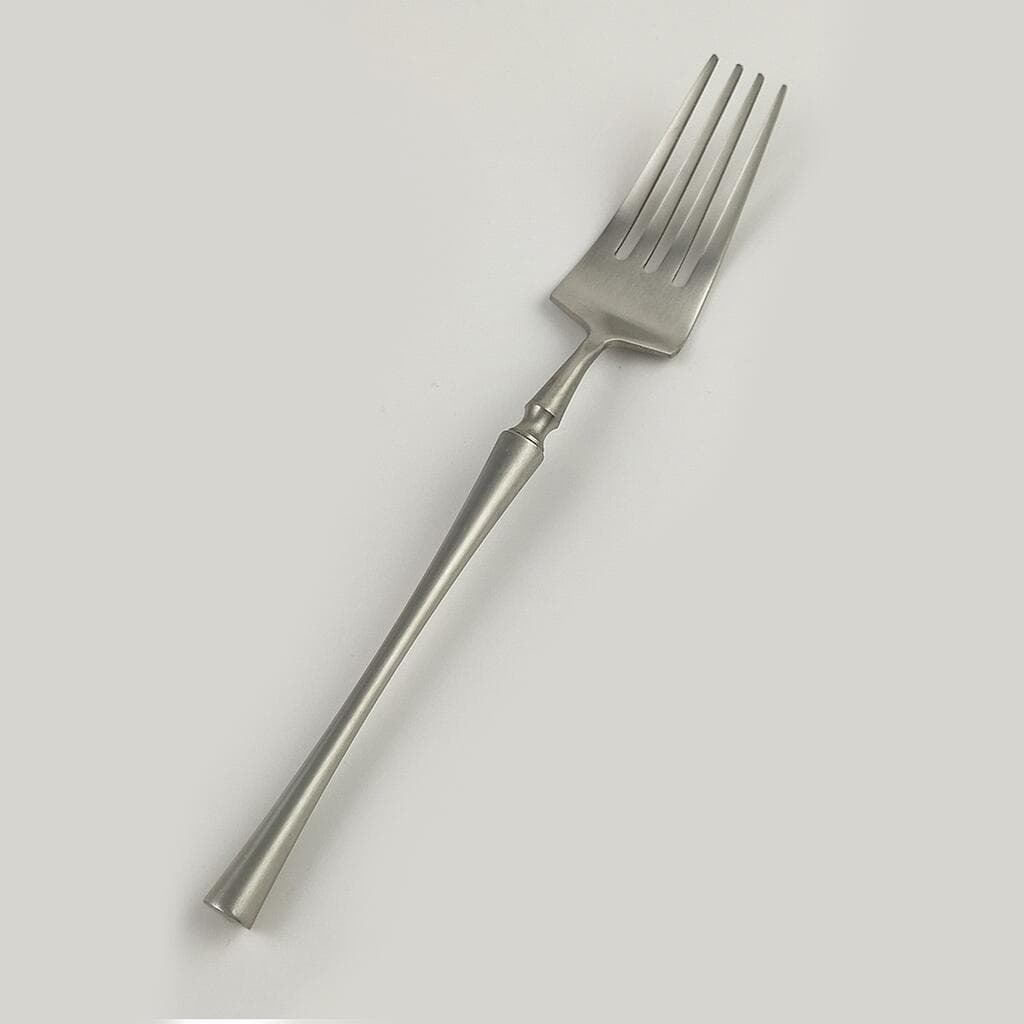 Вилка столовая 21 см матовая цвет серебро PVD 1920-Silvery P.L. [12]