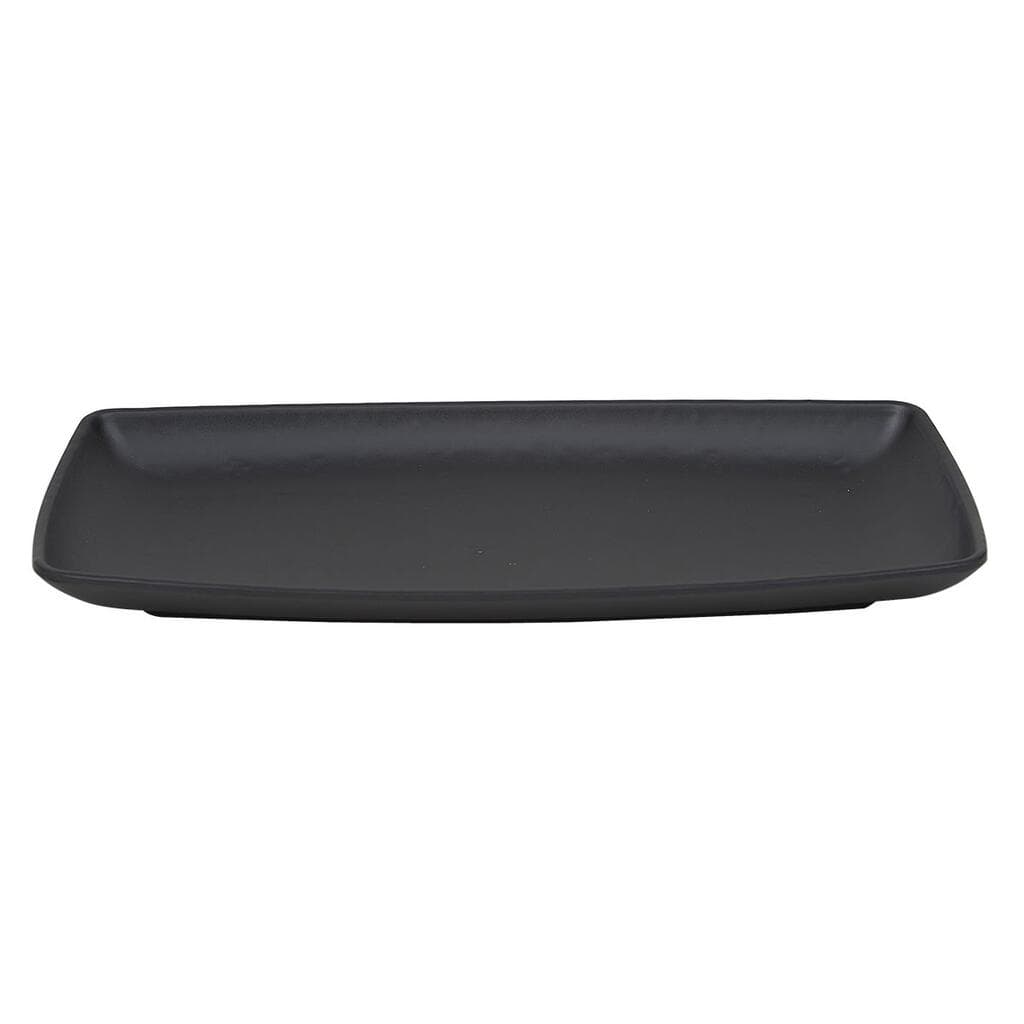 Блюдо 29,4*14,3*3 см прямоуг. с бортом Black Finish пластик меламин P.L. Proff Cuisine
