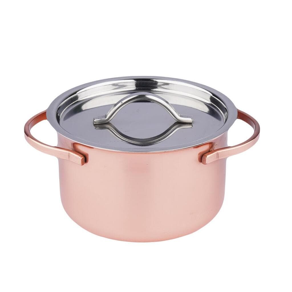 Кастрюля для подачи 11 см h5,5 см 250 мл с крышкой Copper нерж. P.L. Hotelware
