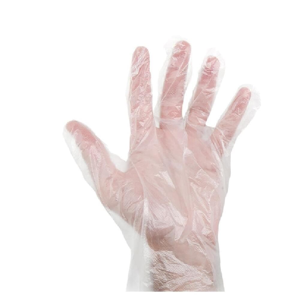 Перчатки прозрачные HDPE, р-р S, 100 шт