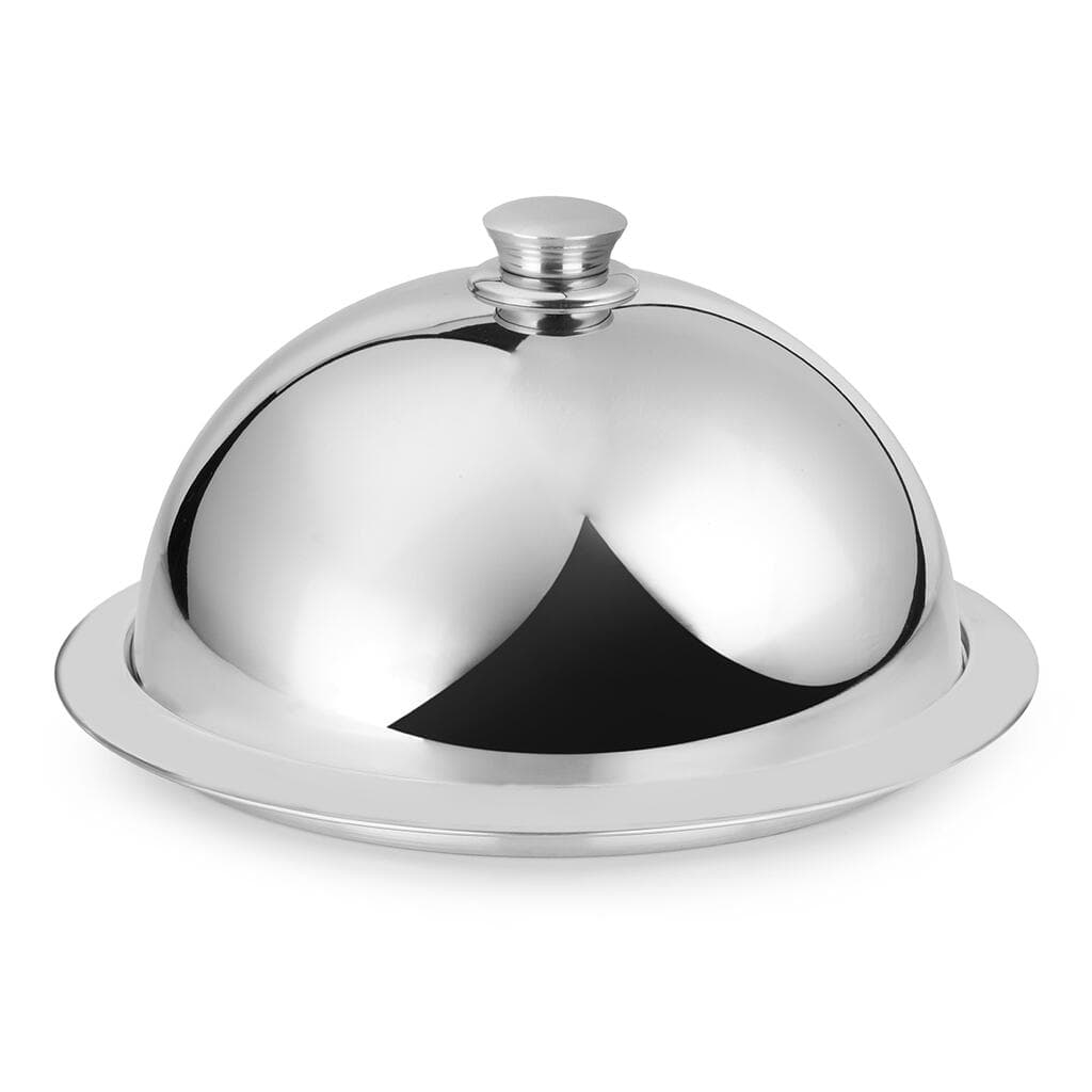 Блюдо для подачи d 30 см нерж. с нерж. крышкой P.L. Proff Cuisine