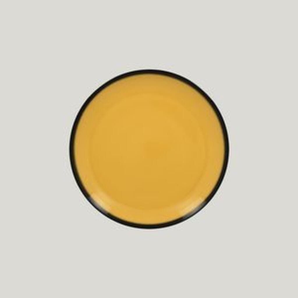 Тарелка d 17 см LEA Yellow фарфор RAK