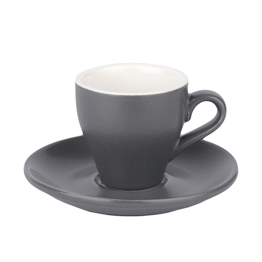 Кофейная пара 100 мл серая матовая d 6,4 см h6,2 см Barista (Бариста) P.L. Proff Cuisine [6]