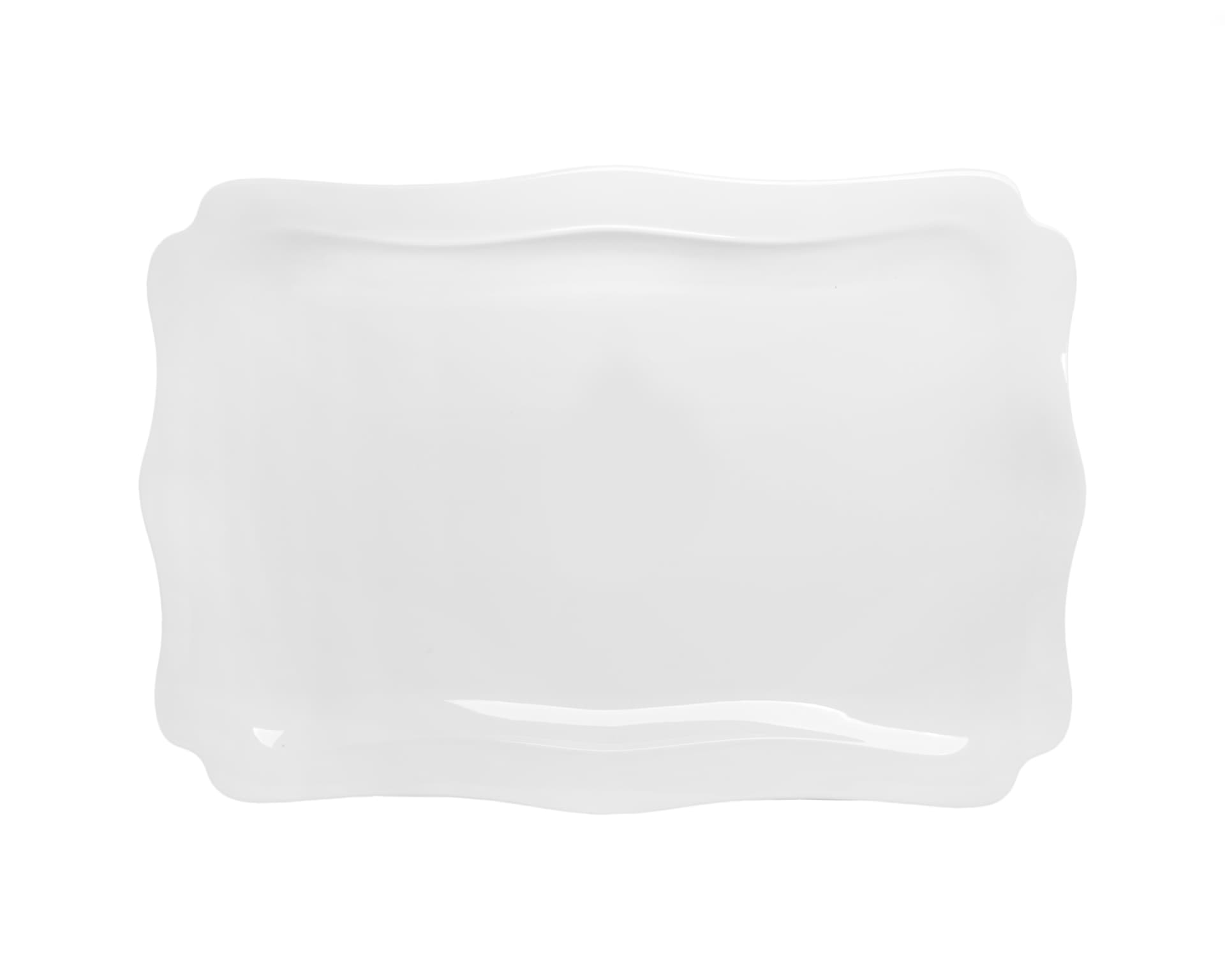 Блюдо прямоугольное, Tudor, Royal White, 36 х 25 см