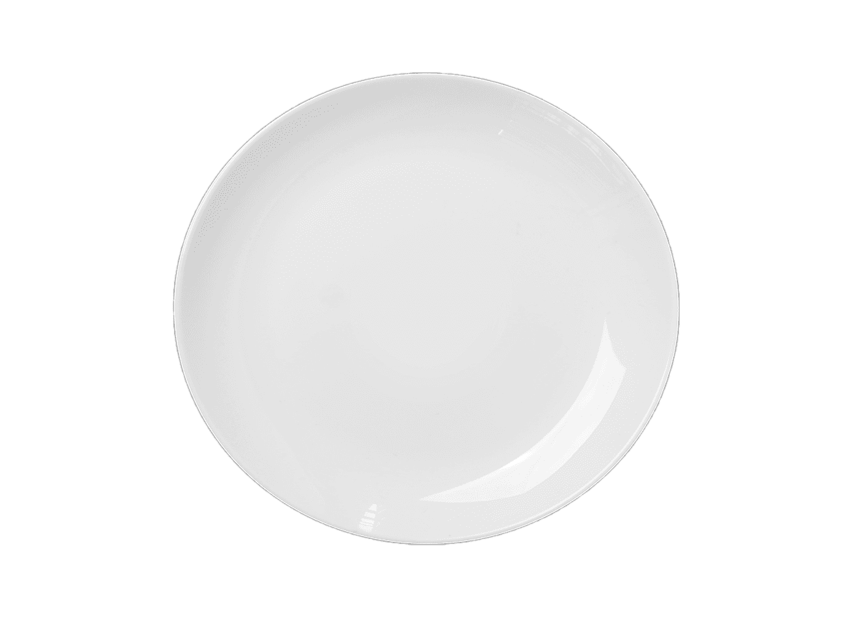 Тарелка без полей, Tudor, Royal White, 17 см