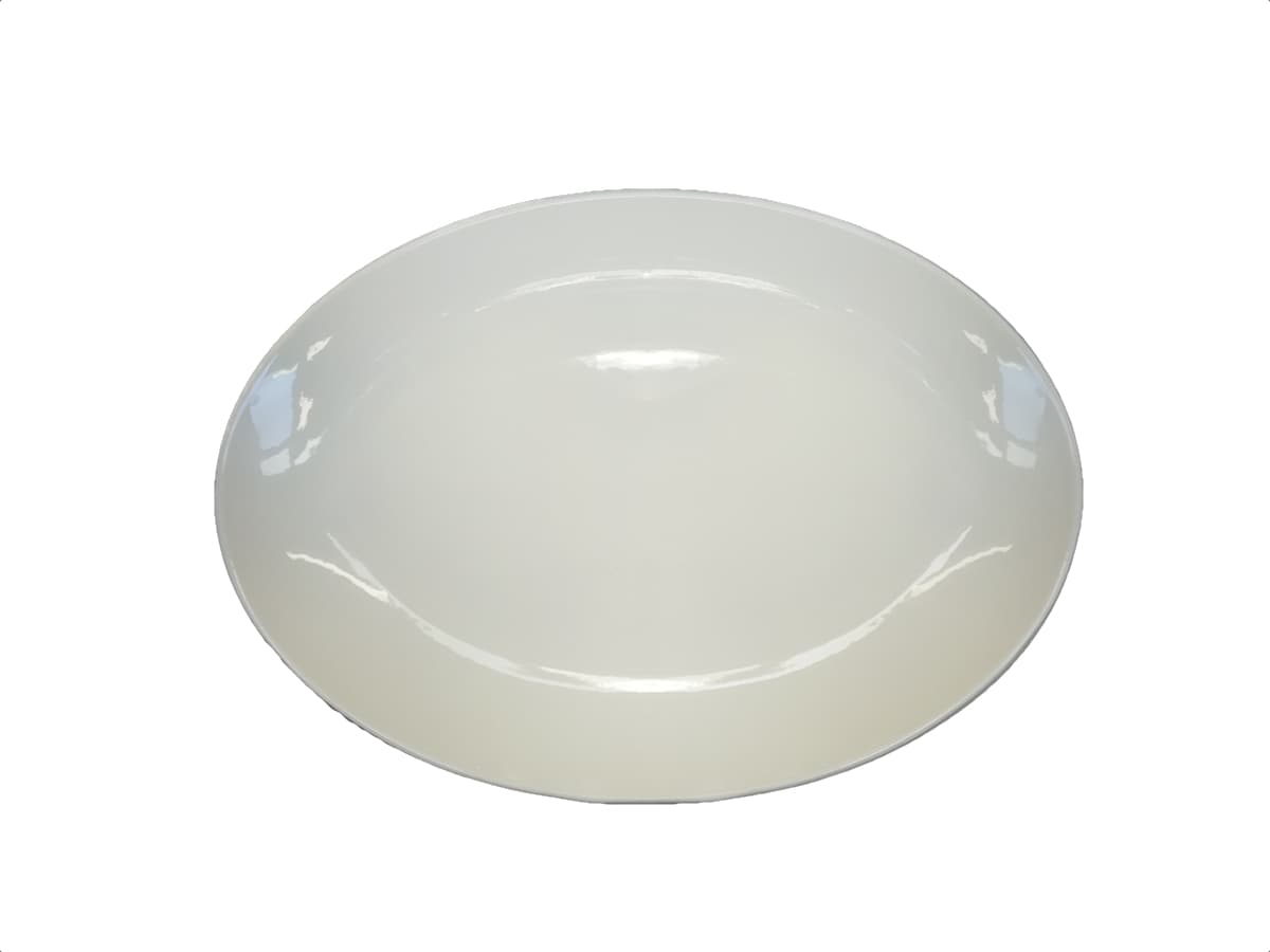 Блюдо овальное без полей, Tudor, Royal White, 31 см