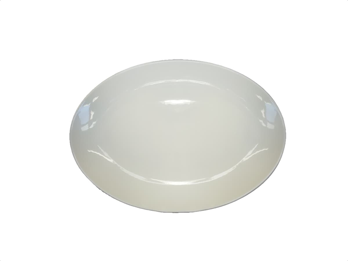 Блюдо овальное без полей, Tudor, Royal White, 26 см