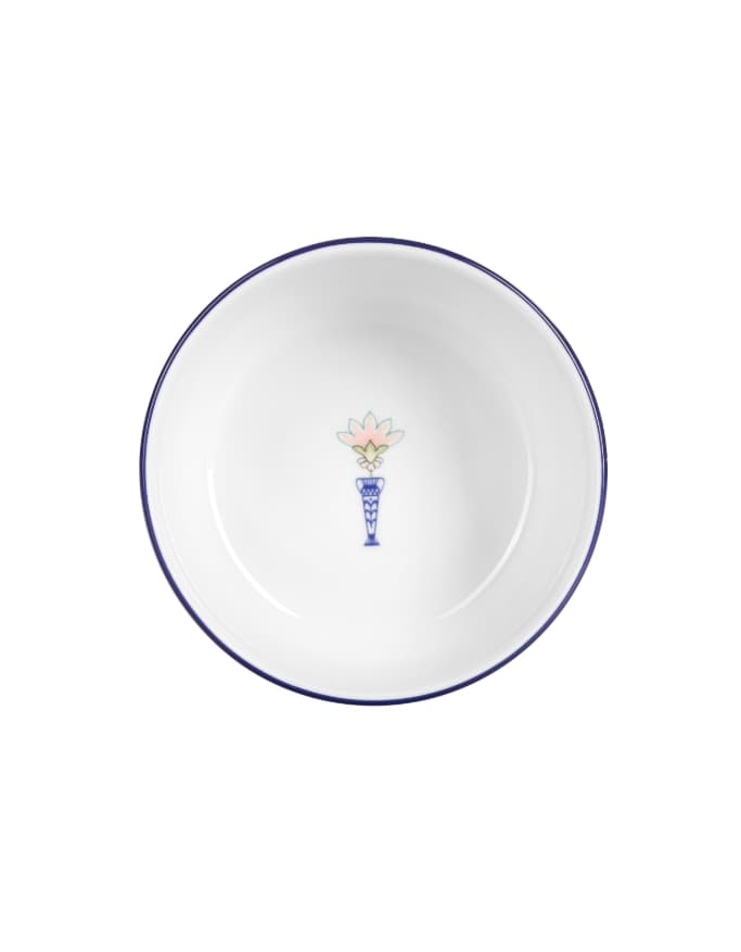 Салатник, кант синий DS19, Porland, Vaso Piccolo, 11 см
