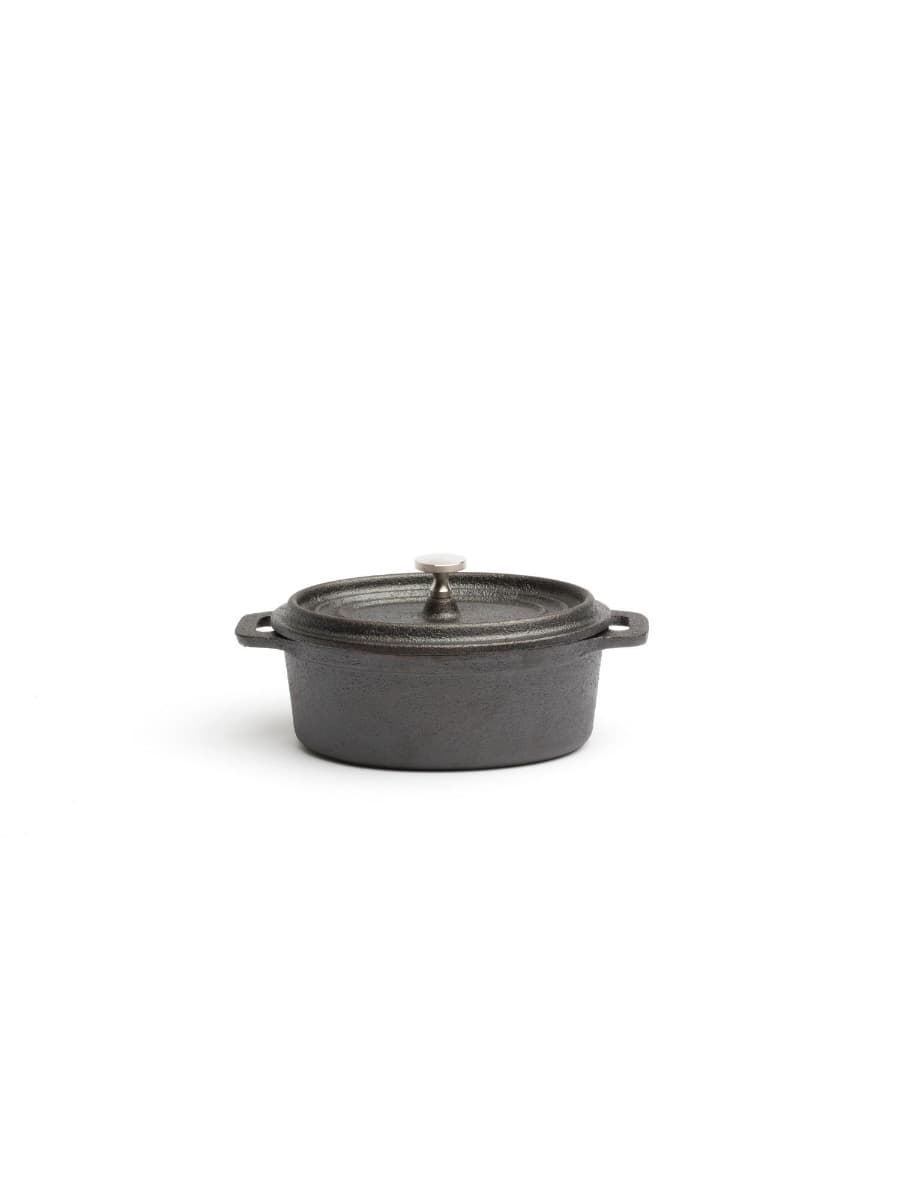 Кастрюля-мини овальная с крышкой, Comas, 12.5x9.5x5.5 см, 270 мл
