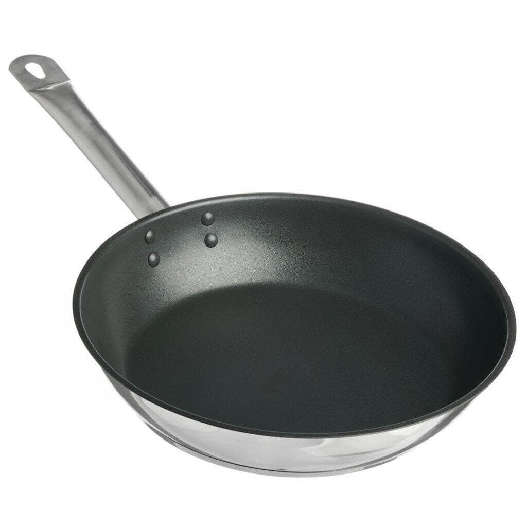 Сковорода P.L. Proff Cuisine 24 см, h 5 см, нерж. с антиприг. покрытием EcoLine индукция