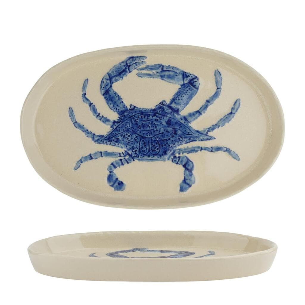 Блюдо овальное P.L. Proff Cuisine Northern Blue Gray Frutti di Mare 29x18 см h2,5 см