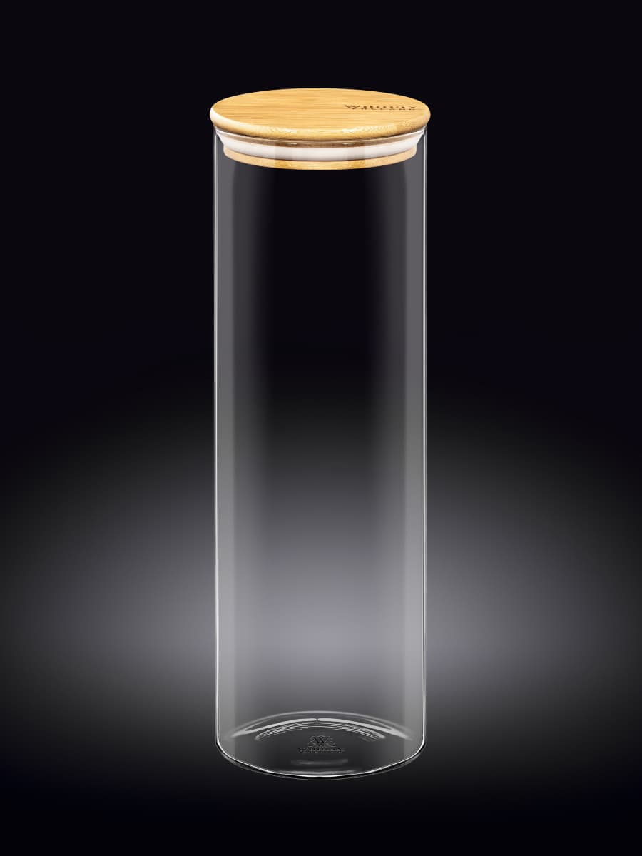Банка с крышкой, Wilmax, 10х30.5 см, 2000 мл