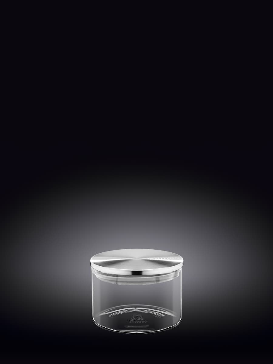 Банка с крышкой, Wilmax, 10х7.5 см, 400 мл