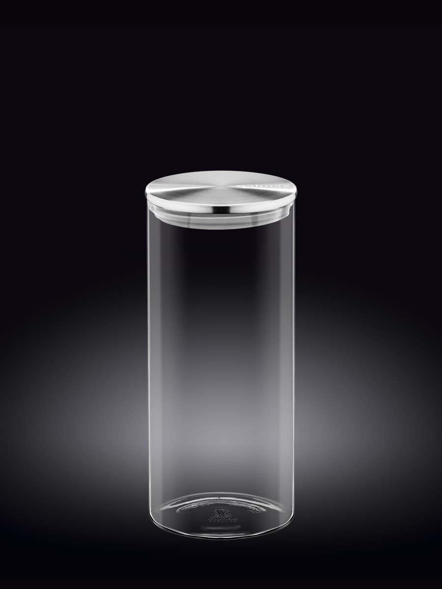 Банка с металлической крышкой, Wilmax, 1500 мл