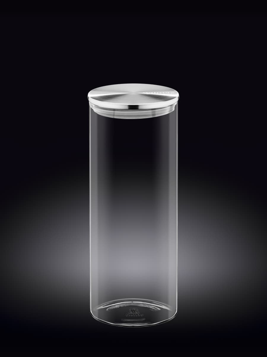 Банка с металлической крышкой, Wilmax, 1600 мл