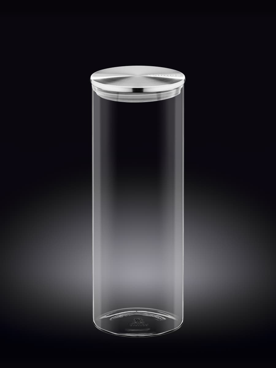 Банка с металлической крышкой, Wilmax, 1800 мл