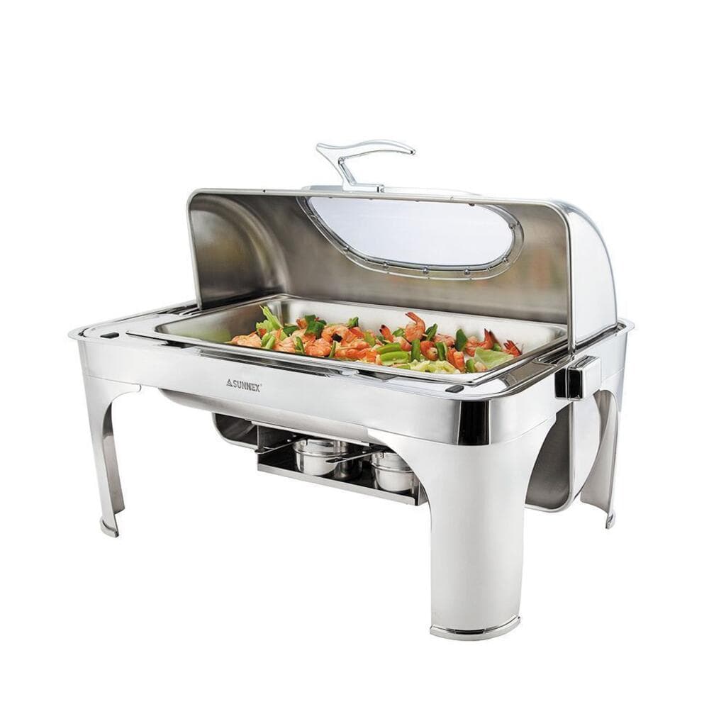 Мармит SUNNEX Roma 8,5 л 1/1*65 с откидной Roll-top крышкой