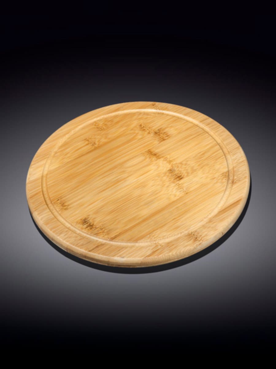 Доска сервировочная круглая, Wilmax, Bamboo, 12.5 см
