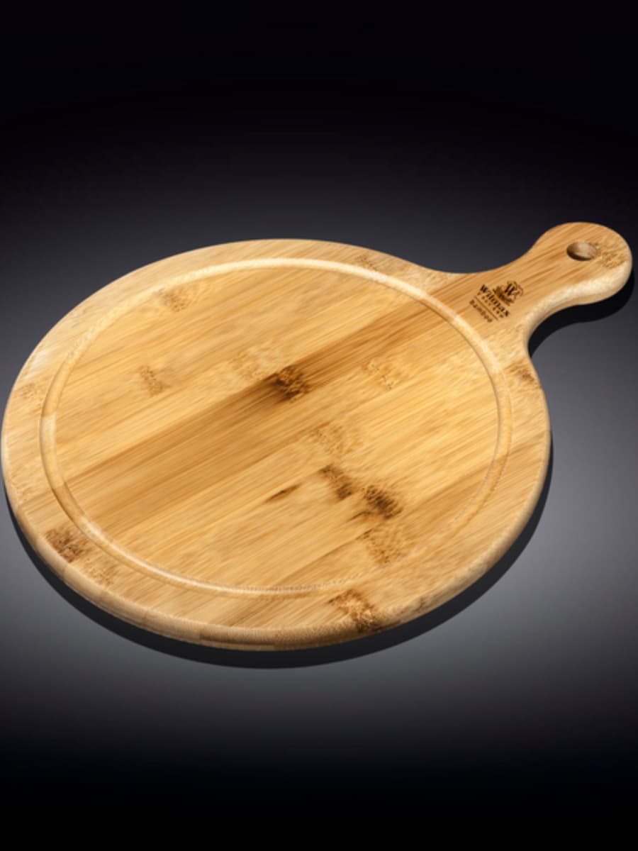 Доска сервировочная с ручкой, Wilmax, Bamboo, 25x17.5 см