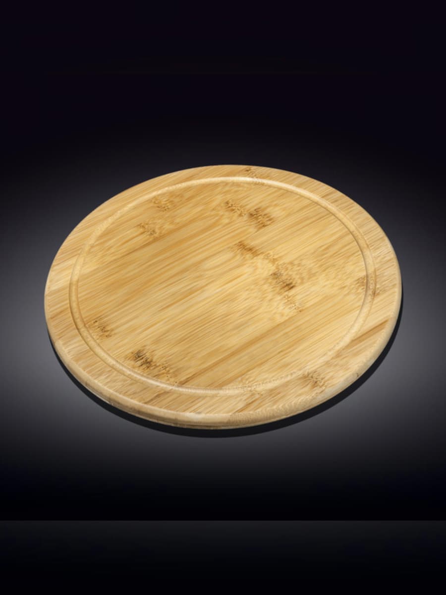 Доска сервировочная круглая, Wilmax, Bamboo, 40.5 см