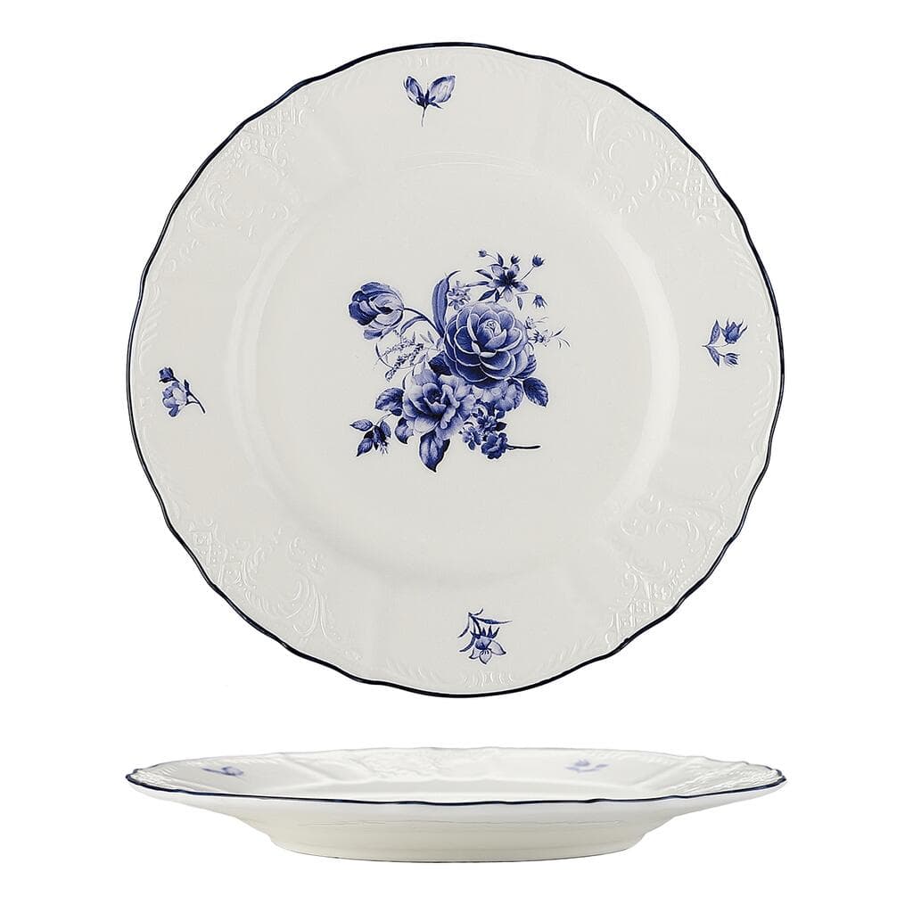 Тарелка P.L. Proff Cuisine Blue Flower 16,6 см h1,4 см