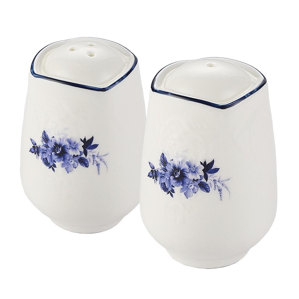 Набор для специй P.L. Proff Cuisine Blue Flower 2 предмета Солонка/Перечница