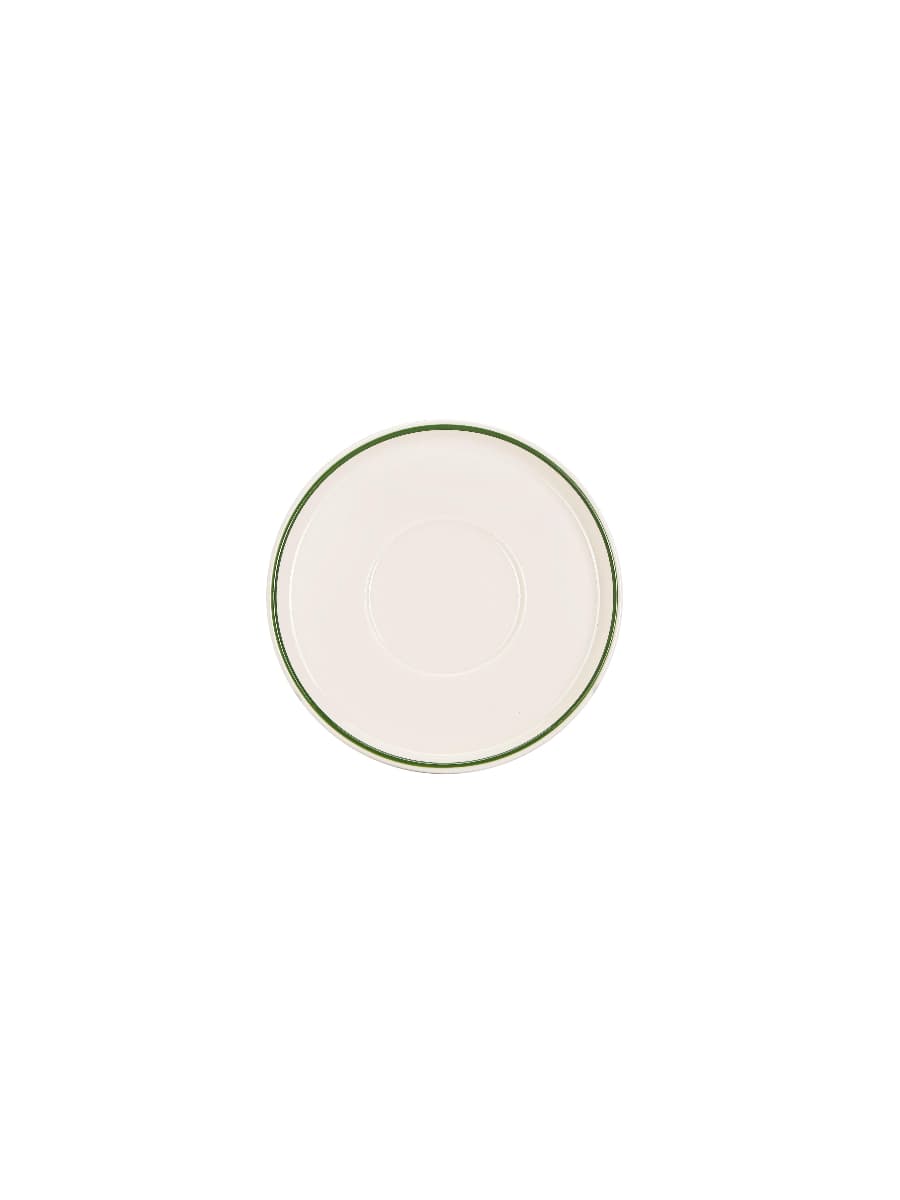Блюдце для кофейной чашки с кантом, Pioli, Colour Green, 12 см (для чашки 319809)