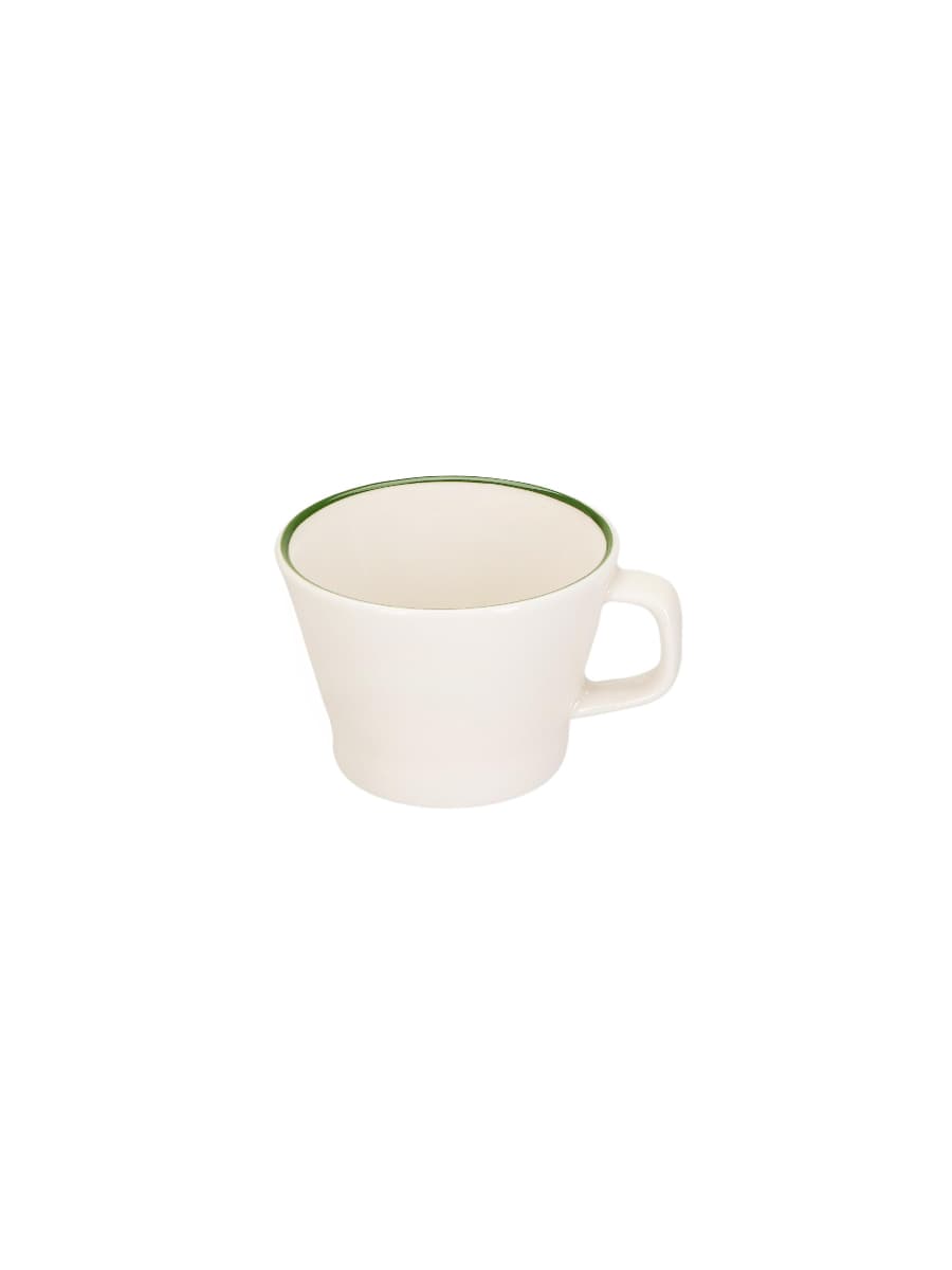 Чашка кофейная с кантом, Pioli, Colour Green, 80 мл (блюдце 12AP12 PL)