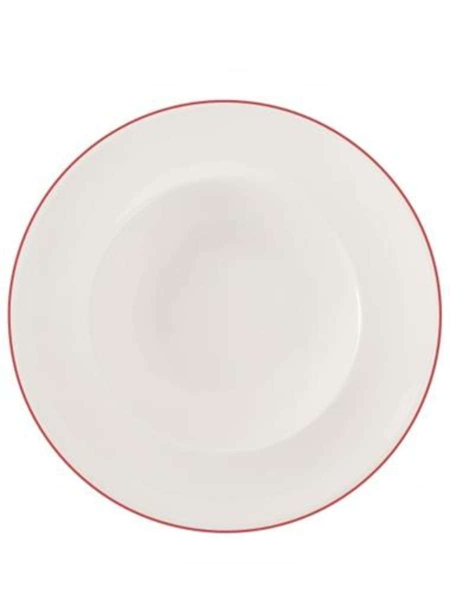 Тарелка глубокая для пасты с кантом, Pioli, Colour Red, 26 см