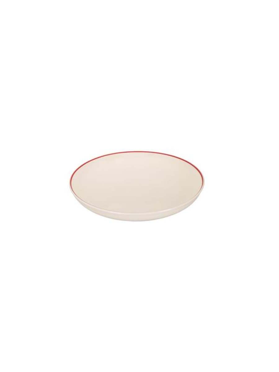 Тарелка глубокая с кантом, Pioli, Colour Red, 25 см