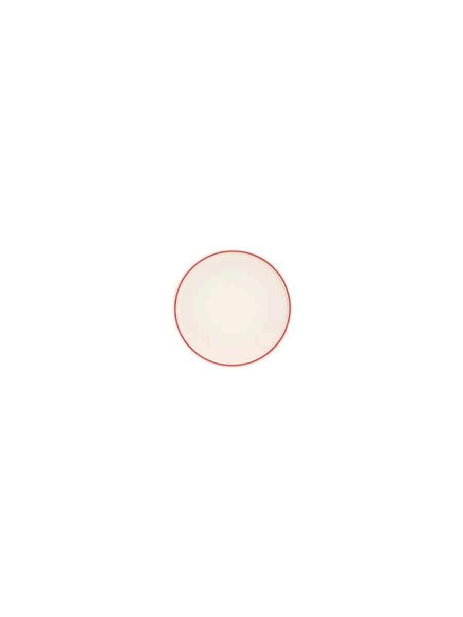 Тарелка мелкая с вертикальным бортом и кантом, Pioli, Colour Red, 16 см