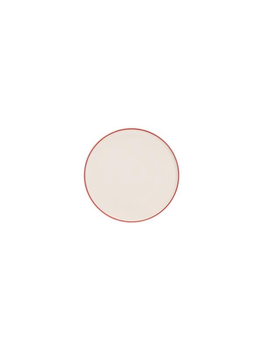 Тарелка мелкая с вертикальным бортом и кантом, Pioli, Colour Red, 27 см