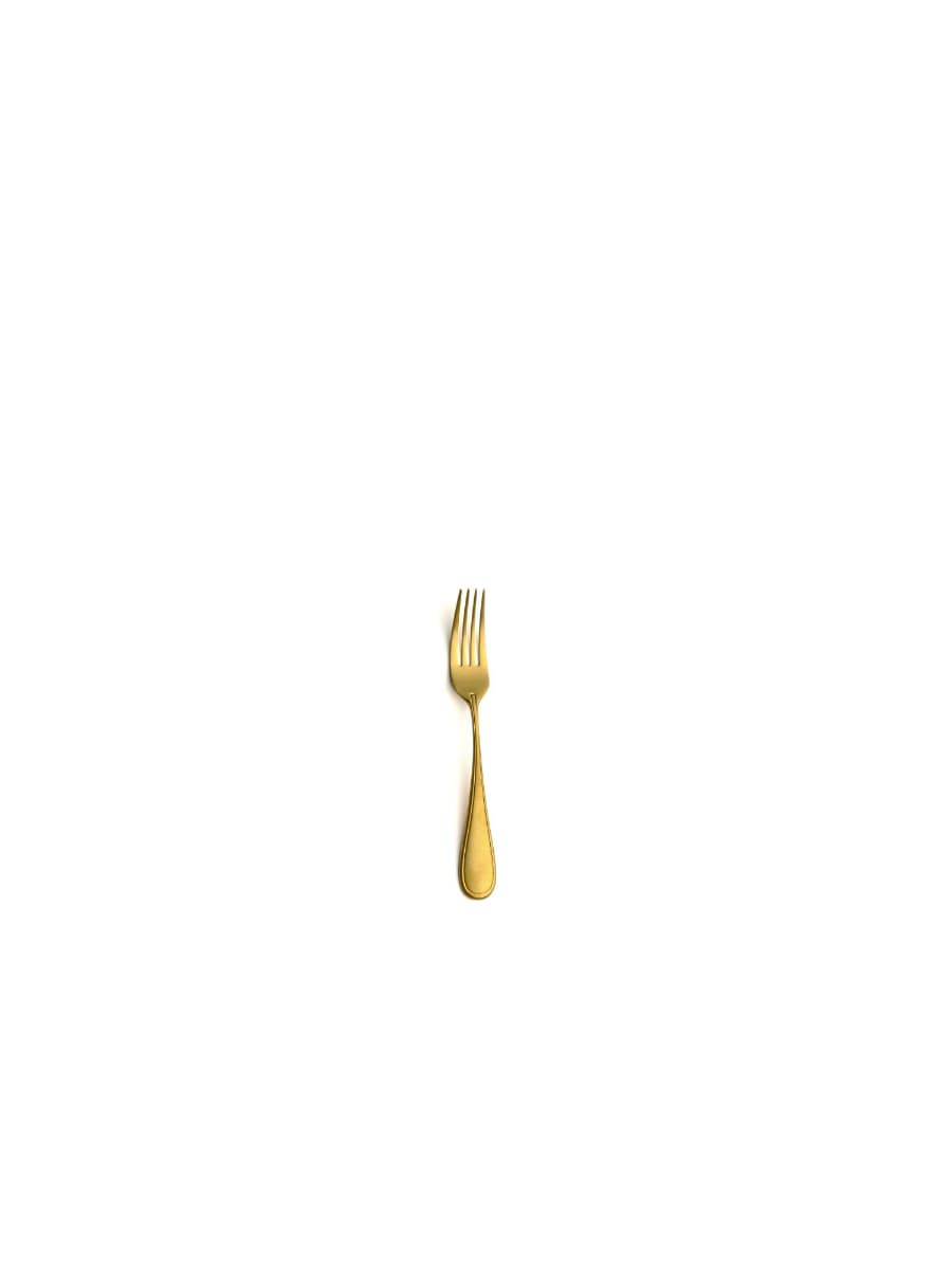 Вилка для торта золотая, COMAS, Contour 18/10 Vintage Gold, 14 см