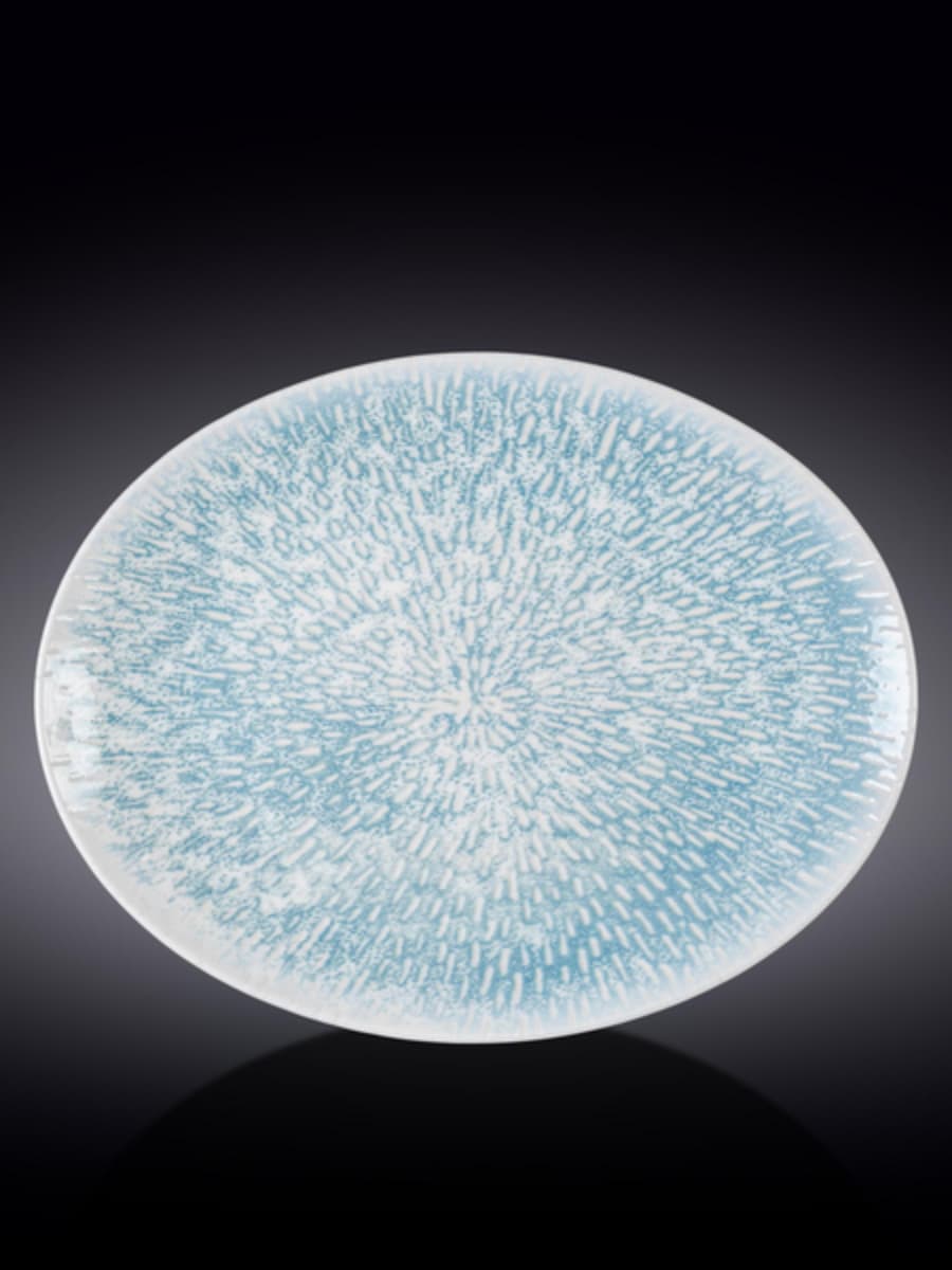 Блюдо овальное плоское, Wilmax, Coral Blue, 31х24 см