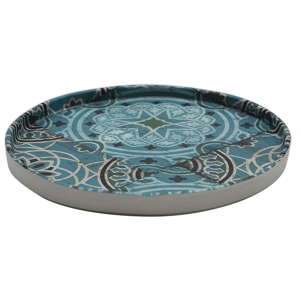 Тарелка с бортом, P.L. Proff Cuisine, Damask Blue, 21 x 1,9 см