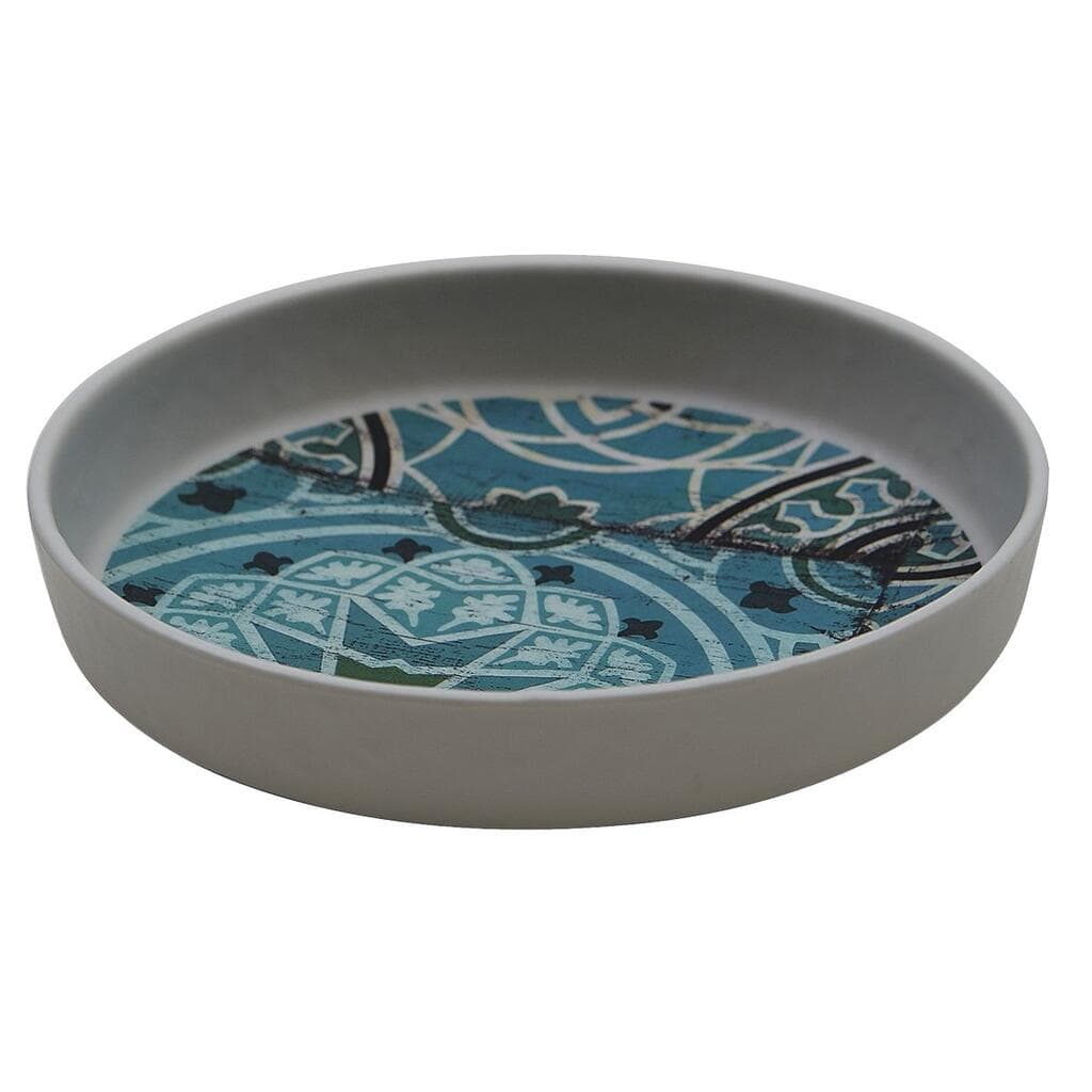 Тарелка, P.L. Proff Cuisine, Damask Blue, 16,4 x 3,3 см