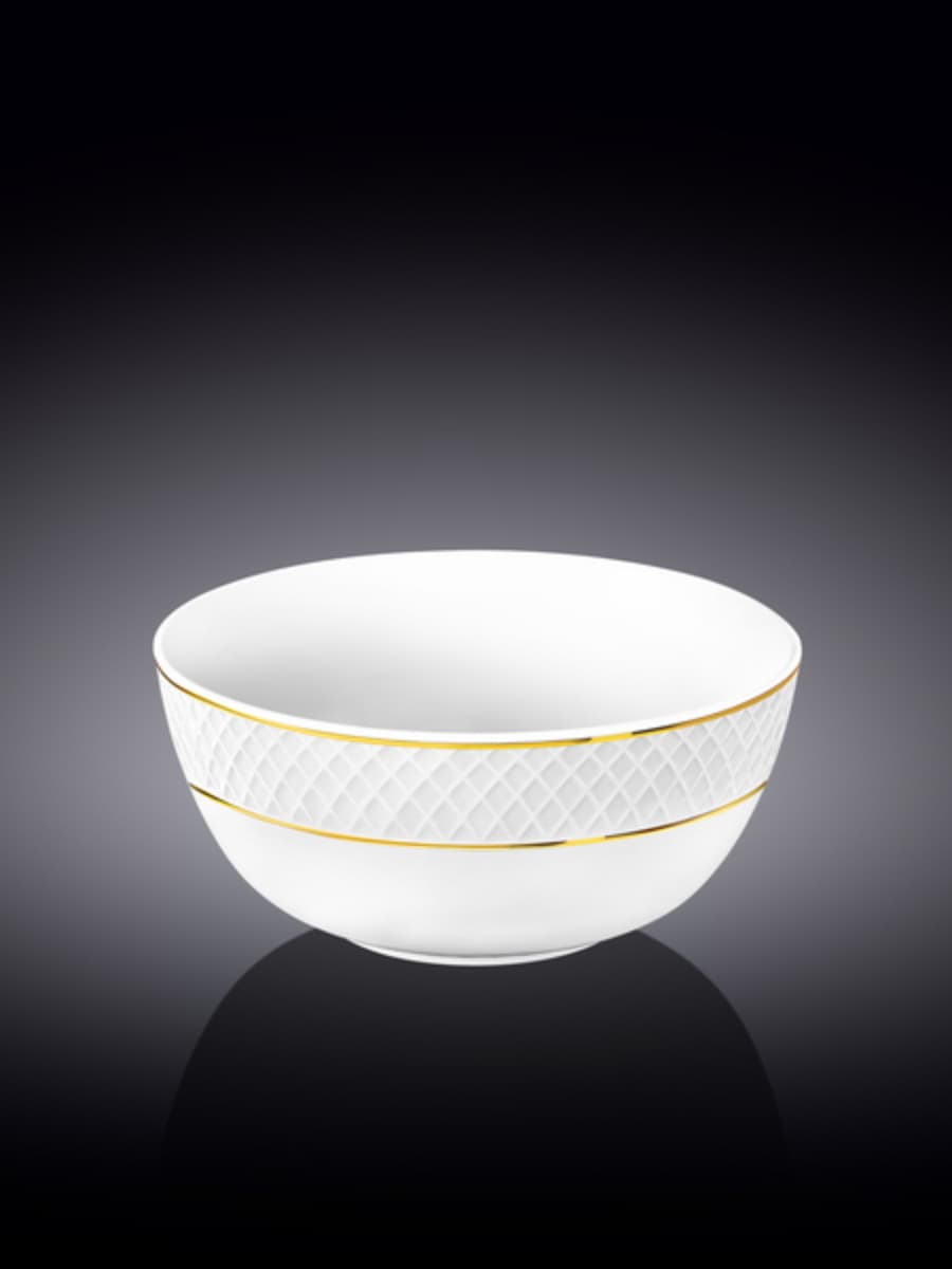 Салатник с золотом, Wilmax, Diamond, 14 см, 600 мл