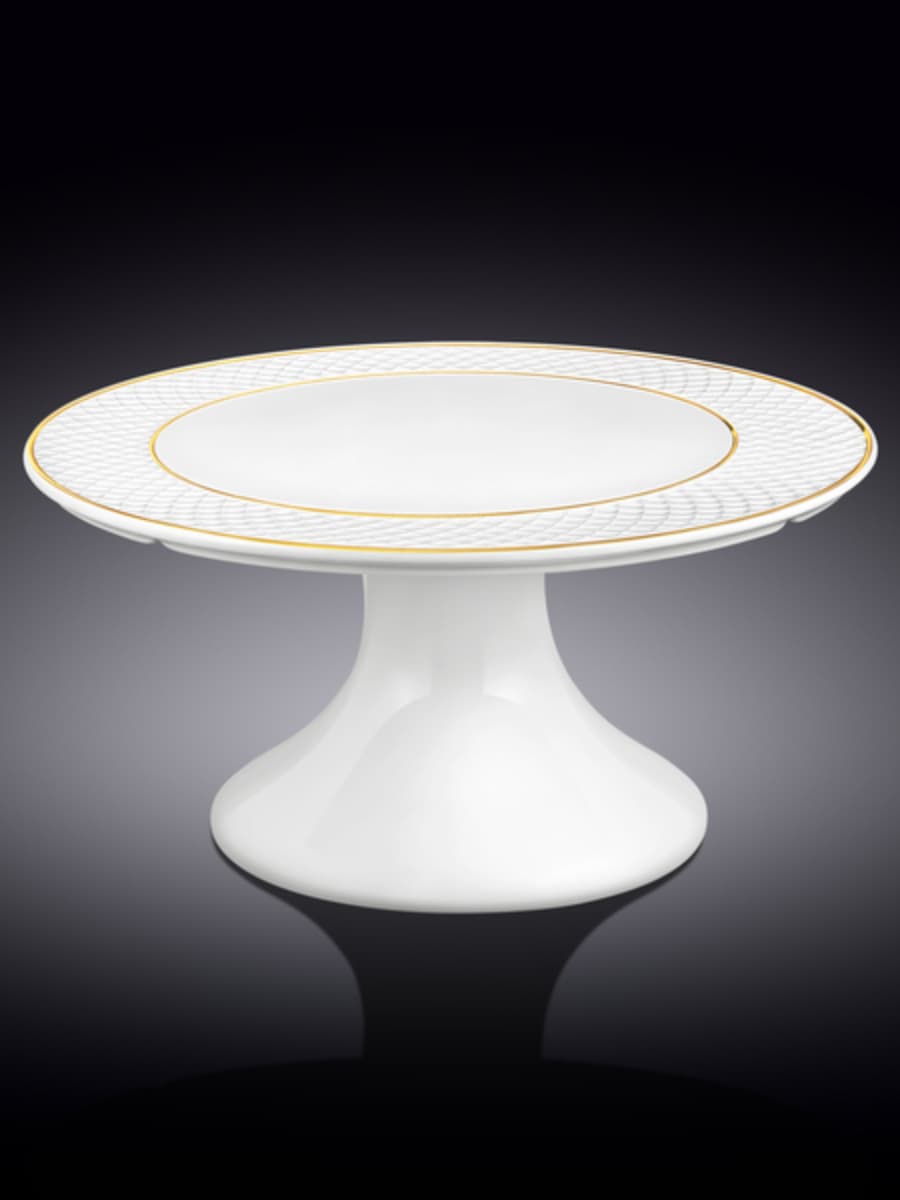 Тортовница с золотом, Wilmax, Diamond, 25x10 см