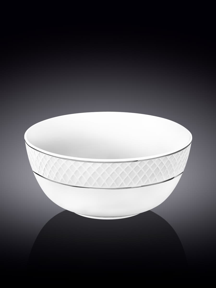 Салатник с платиной, Wilmax, Diamond, 18 см, 1300 мл
