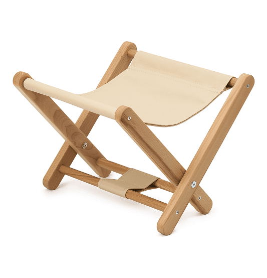 Подставка под сумку Crystals Wood В10, Dl, бук, бежевая экокожа