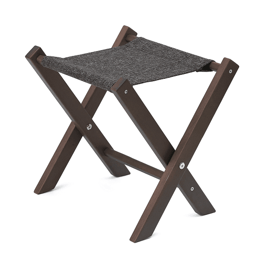 Подставка под сумку Crystals Wood В12, Dl, венге, черная рогожка