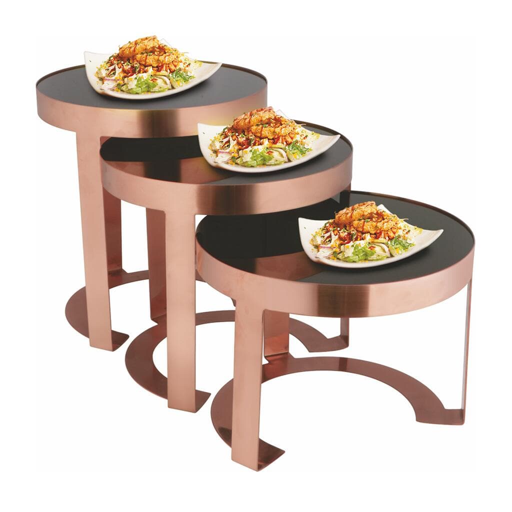 Подставка фуршетная P.L. Proff Cuisine Fresh 12.24 d 26 см h18 см стойка Copper