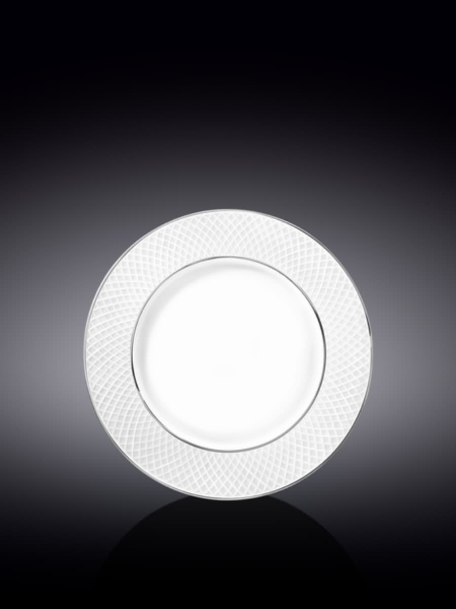 Тарелка пирожковая с платиной, Wilmax, Diamond, 15 см