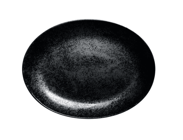 Тарелка овальная RAK Porcelain Karbon 32х23 см плоская