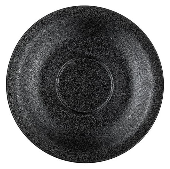 Блюдце Kunstwerk Kunstwerk Black d140 5.2 см