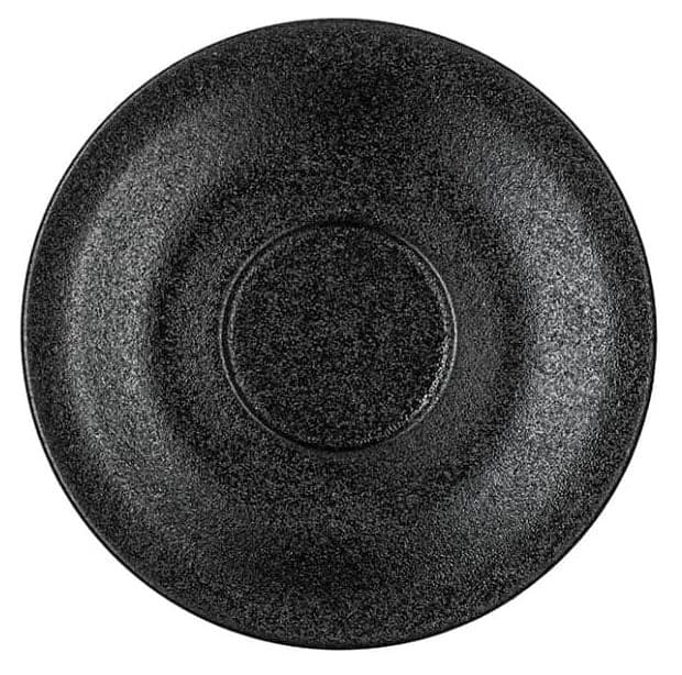Блюдце Kunstwerk Kunstwerk Black d120 4.2 см