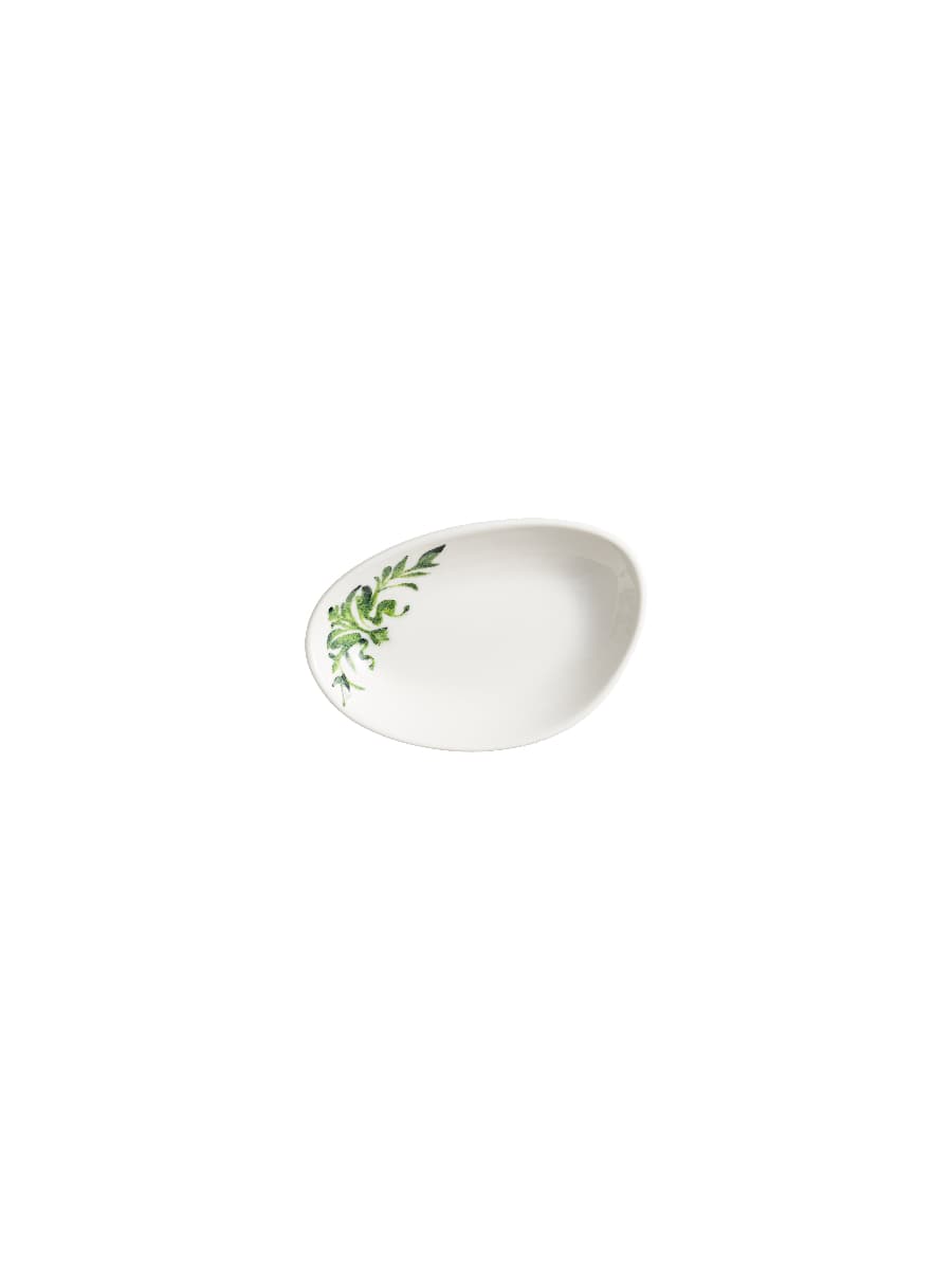 Соусник овальный, Bonna, Lavis, 15x10x3 см, 140 мл, Зеленый
