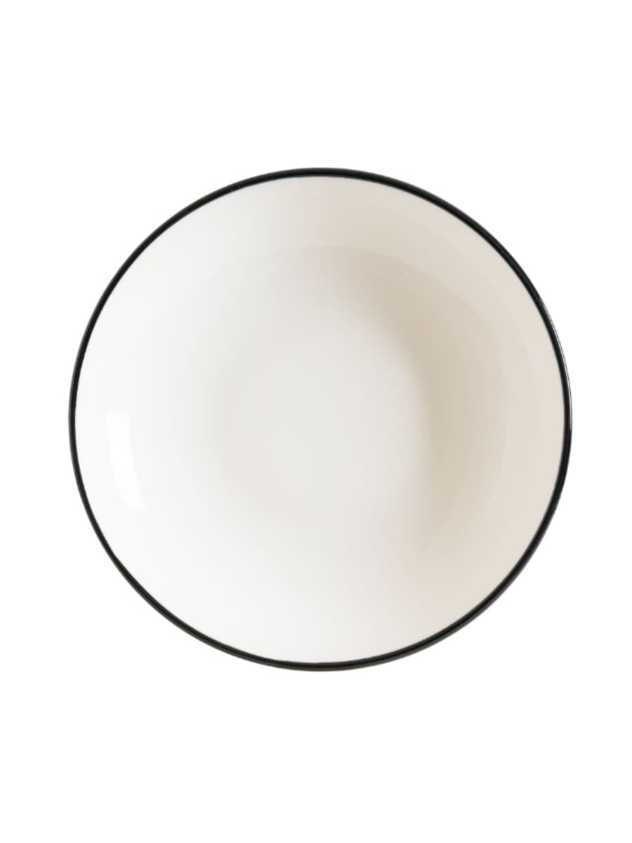 Тарелка глубокая, Bonna, Linea, Черная, d=23 см, 1000 мл