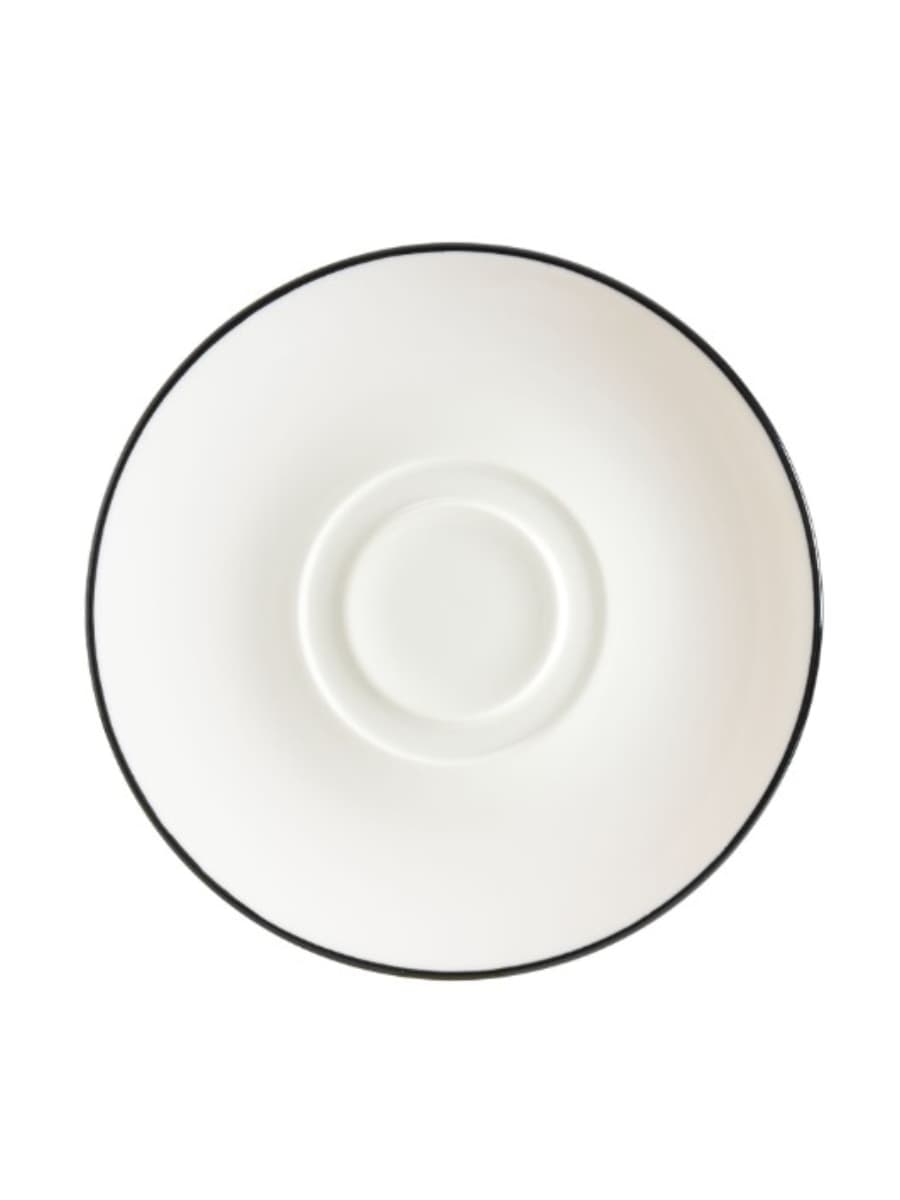 Тарелка подстановочная, Bonna, Linea, Черная, d 19 см (салатник 7797)